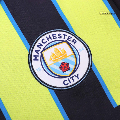 Manchester City De Bruyne Soccer Away Jersey 24/25 Men Shirt