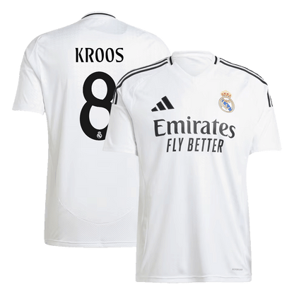 Real Madrid Kroos Soccer Home Jersey 24/25 Men Shirt