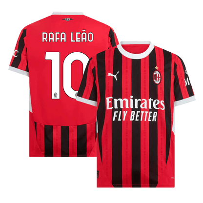 AC Milan Rafa Leao Soccer Home Jersey 24/25 Men Shirt