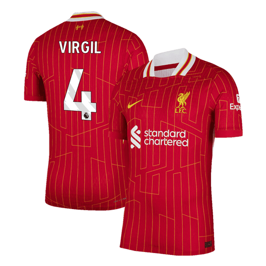 Liverpool Virgil Soccer Home Jersey 24/25 Men Shirt