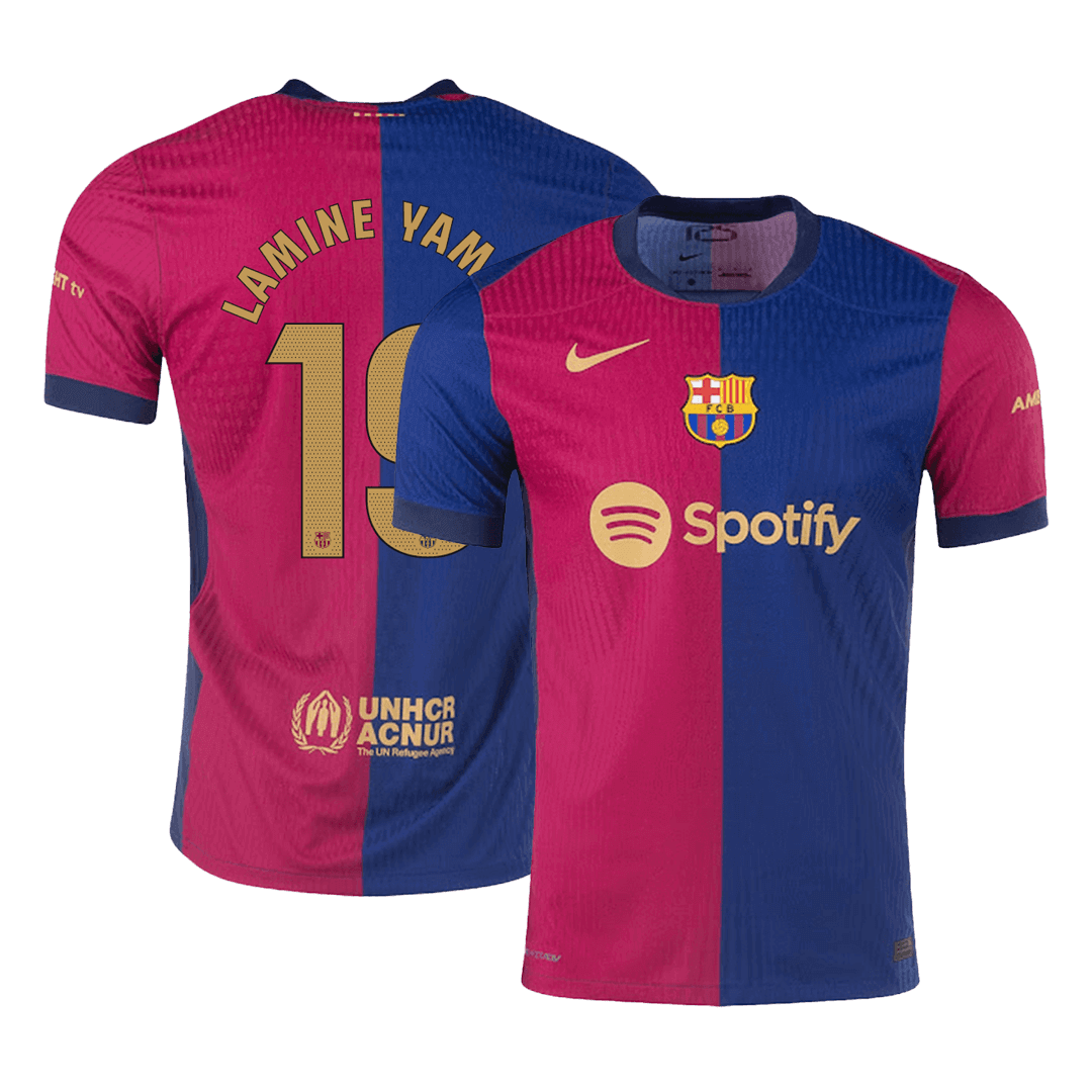 Barcelona Lamine Yamal Soccer Home Jersey 24/25 Men Shirt