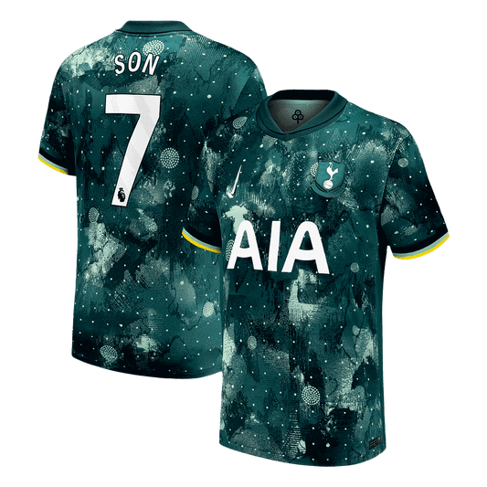 Tottenham Hotspur Son Soccer Third Away Jersey 24/25 Men Shirt