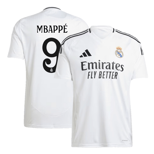 Real Madrid Mbappé Soccer Home Jersey 24/25 Men Shirt