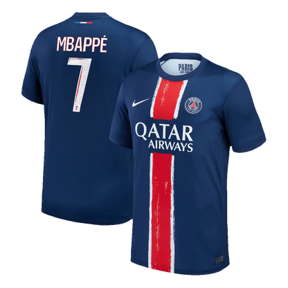 Paris Saint Germain Mbappé Soccer Home Jersey 24/25 Men Shirt