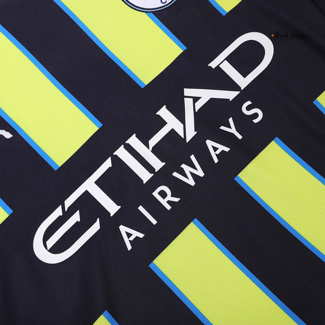 Manchester City De Bruyne Soccer Away Jersey 24/25 Men Shirt