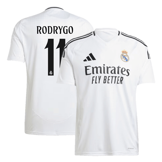 Real Madrid Rodrygo Soccer Home Jersey 24/25 Men Shirt