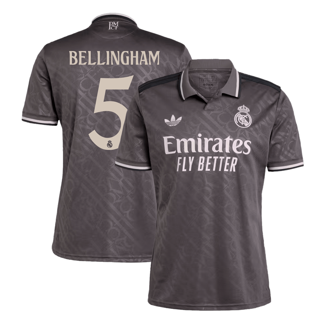 Real Madrid Bellingham Soccer Third Away Jersey 24/25 Men Shirt