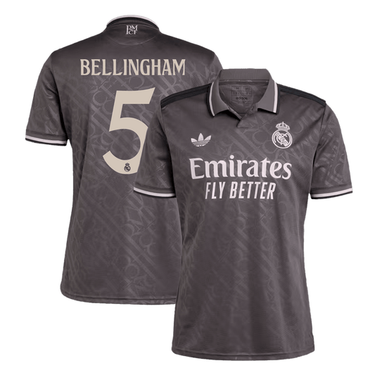 Real Madrid Bellingham Soccer Third Away Jersey 24/25 Men Shirt