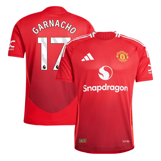 Manchester United Garnacho Soccer Home Jersey 24/25 Men Shirt