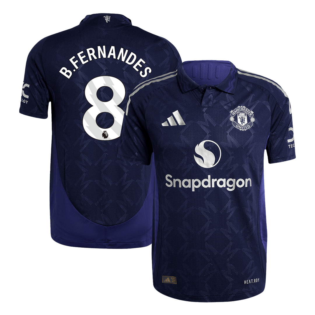 Manchester United B.Fernandes Soccer Away Jersey 24/25 Men Shirt