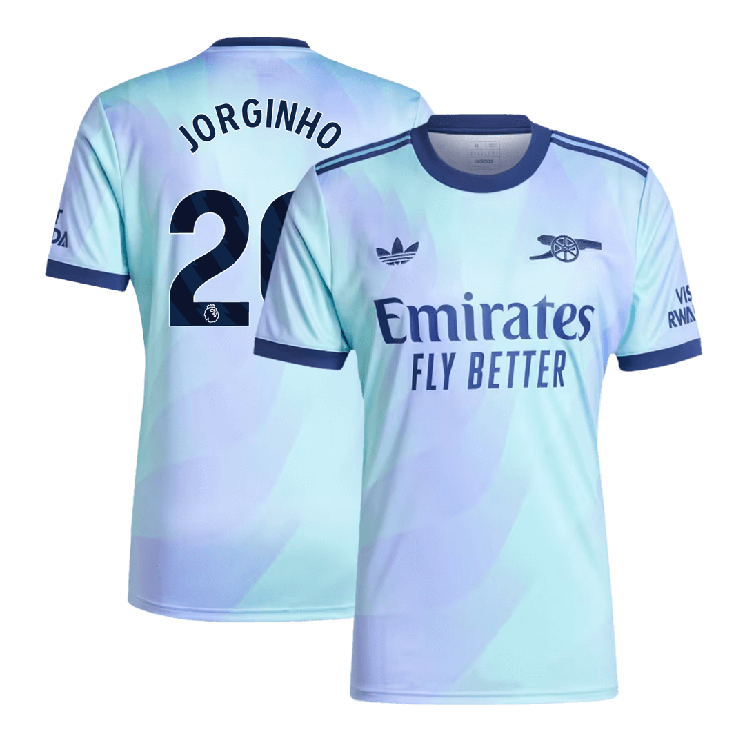 Arsenal Jorginho Soccer Third Away Jersey 24/25 Men Shirt