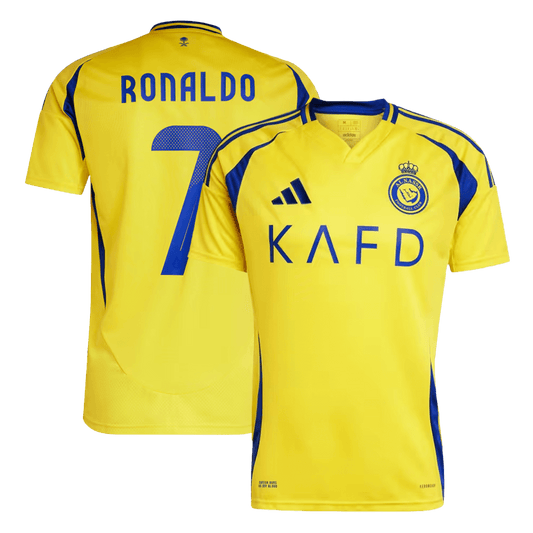 Al-Nassr Ronaldo Soccer Home Jersey 24/25 Men Shirt