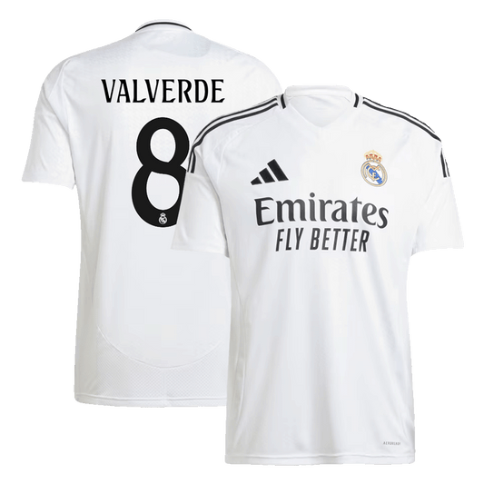 Real Madrid Valverde Soccer Home Jersey 24/25 Men Shirt