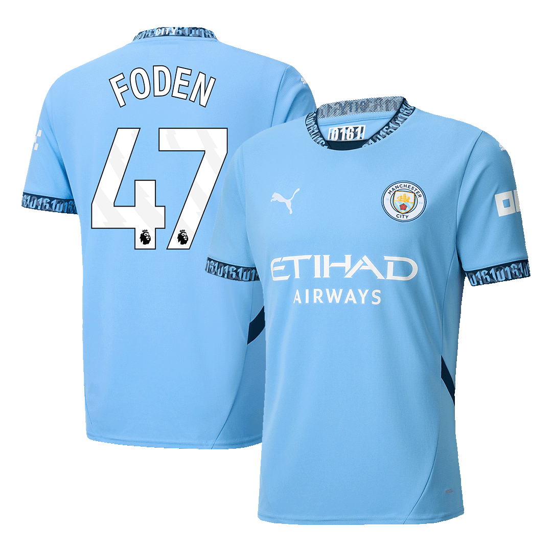 Manchester City Foden Soccer Home Jersey 24/25 Men Shirt