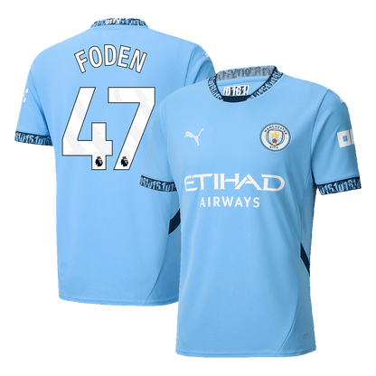 Manchester City Foden Soccer Home Jersey 24/25 Men Shirt