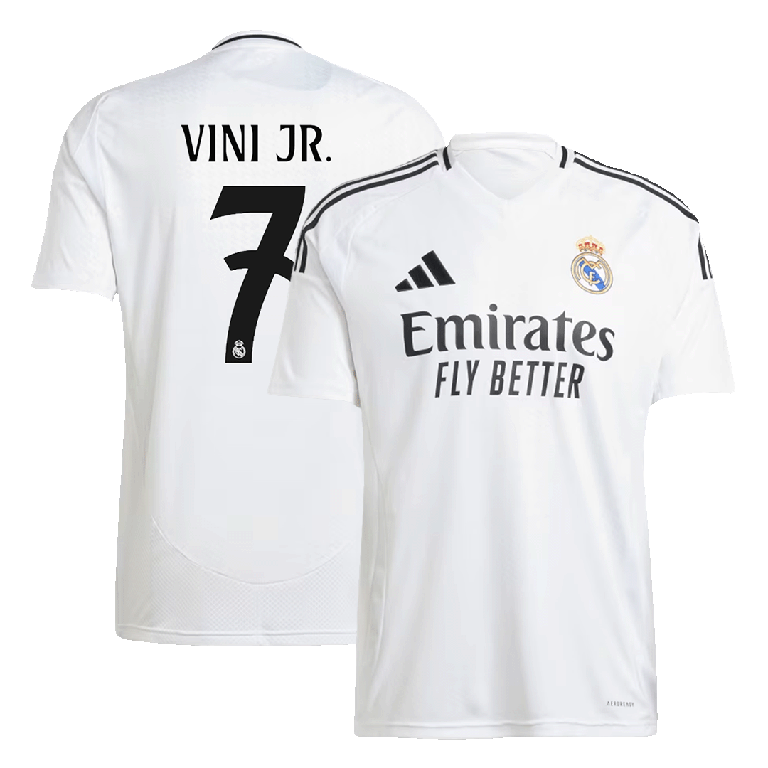 Real Madrid Vini Jr. Soccer Home Jersey 24/25 Men Shirt