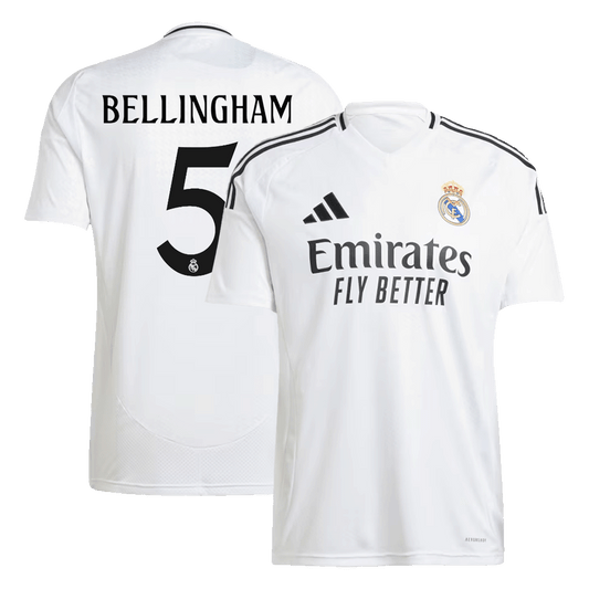 Real Madrid Bellingham Soccer Home Jersey 24/25 Men Shirt