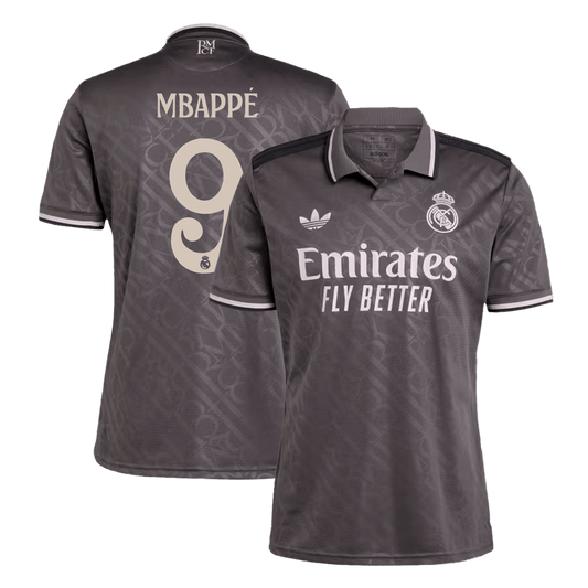 Real Madrid Mbappé Soccer Third Away Jersey 24/25 Men Shirt