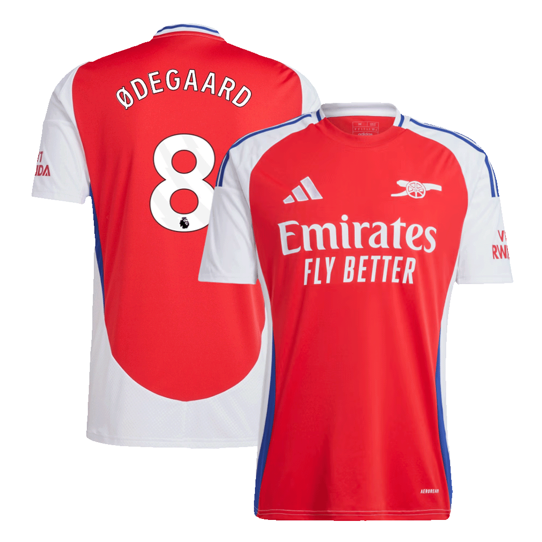 Arsenal Odegaard Soccer Home Jersey 24/25 Men Shirt