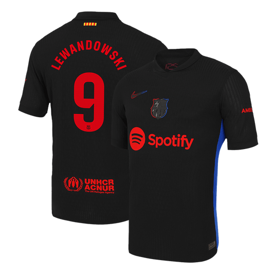 Barcelona Lewandowski Soccer Away Jersey 24/25 Men Shirt