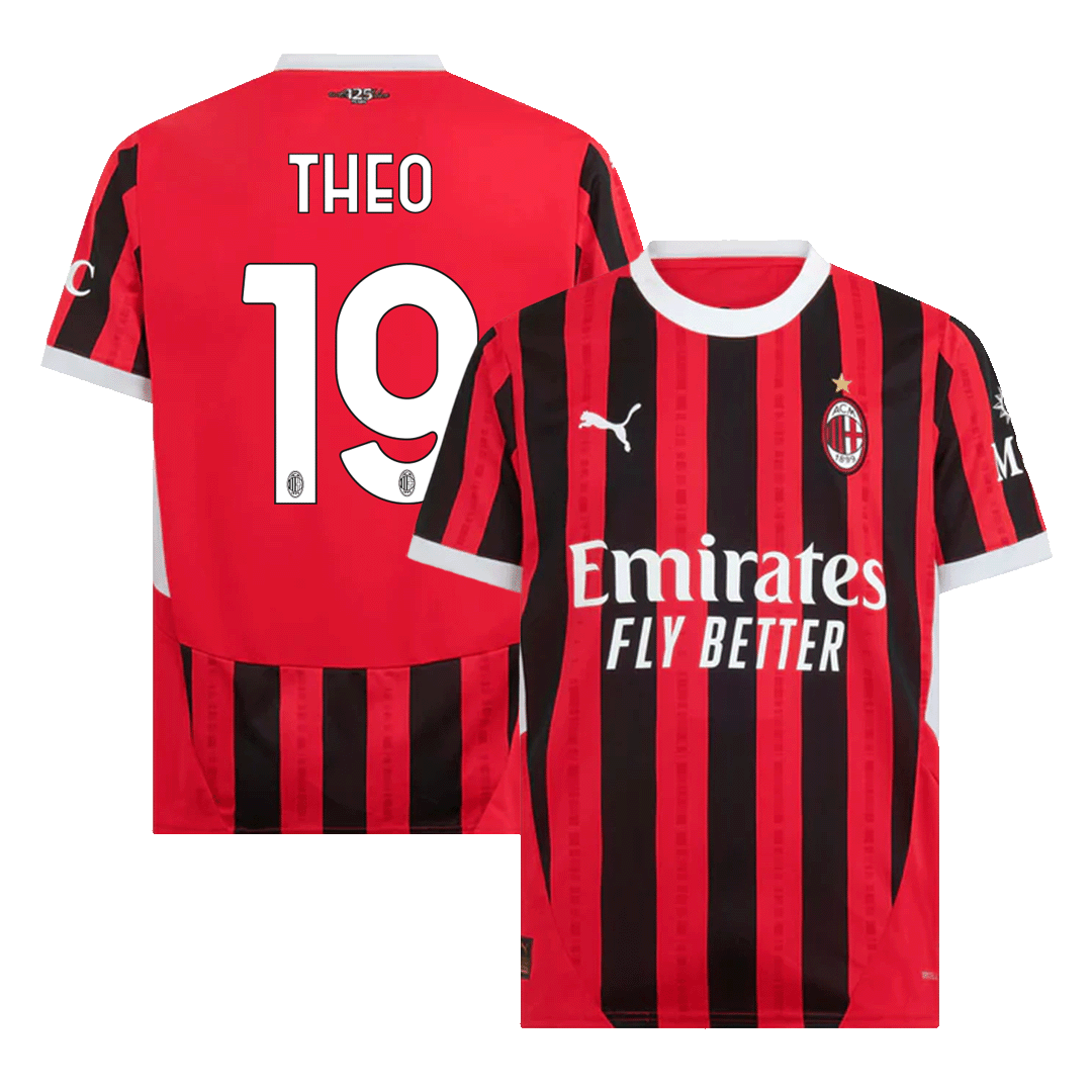 AC Milan Theo Soccer Home Jersey 24/25 Men Shirt