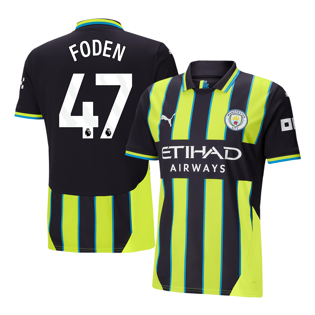 Manchester City Foden Soccer Away Jersey 24/25 Men Shirt