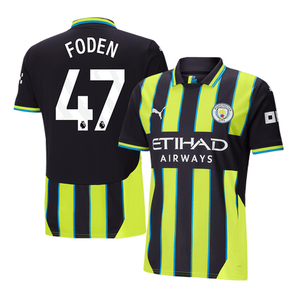 Manchester City Foden Soccer Away Jersey 24/25 Men Shirt