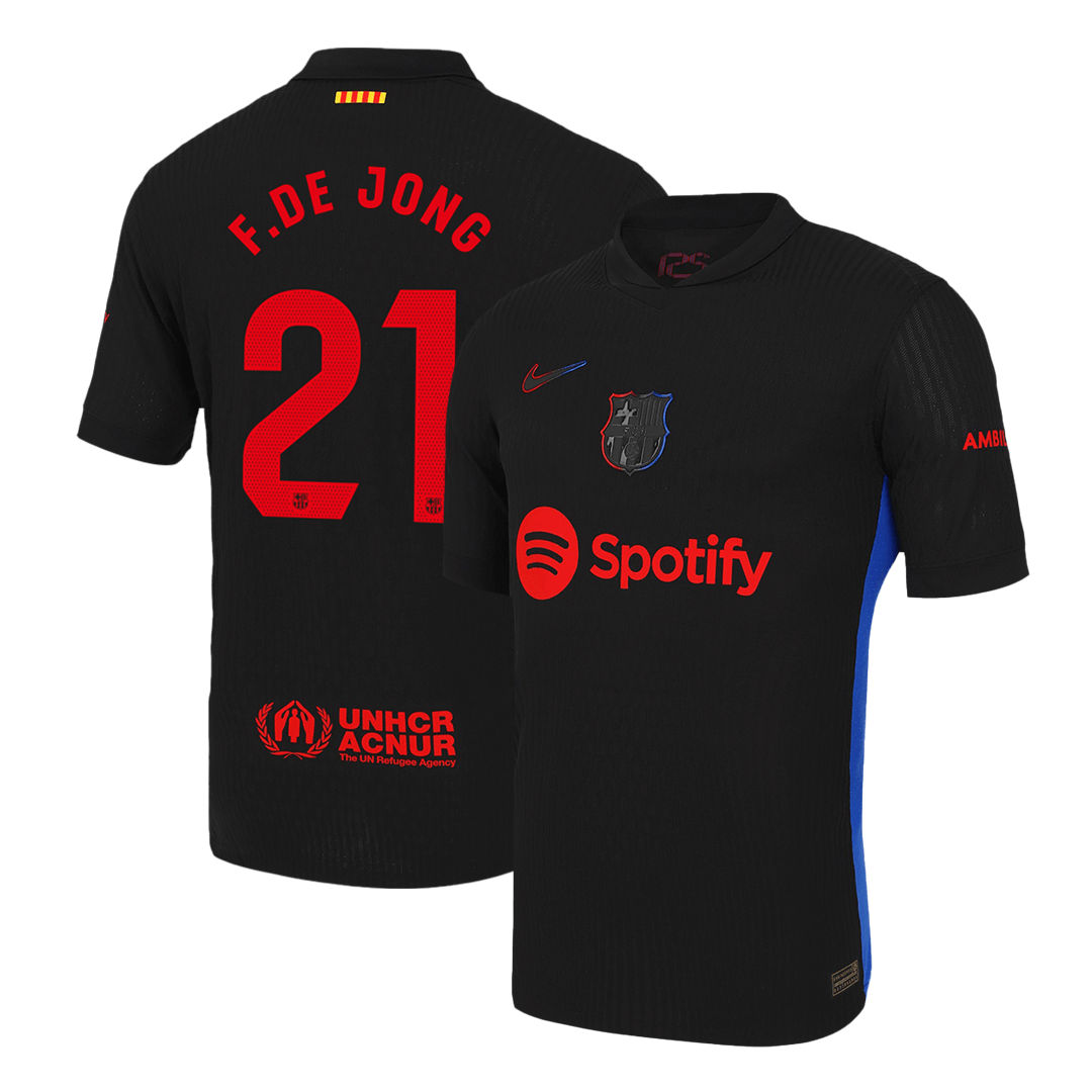 Barcelona Frankie De Jong Soccer Away Jersey 24/25 Men Shirt