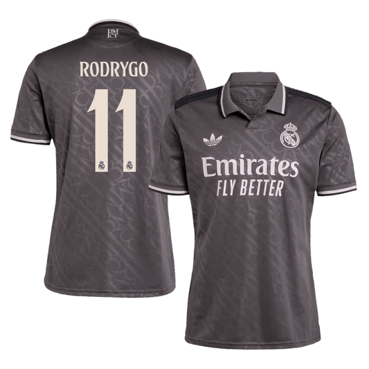 Real Madrid Rodrygo Soccer Third Away Jersey 24/25 Men Shirt